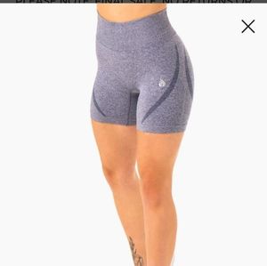 Ryderwear Women's Athletic Shorts in Heathered Blue